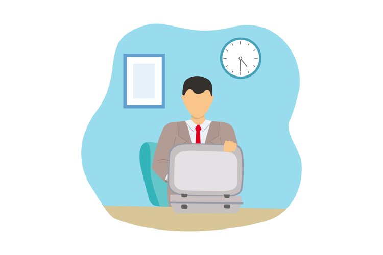 Businessman Clipart Image 21