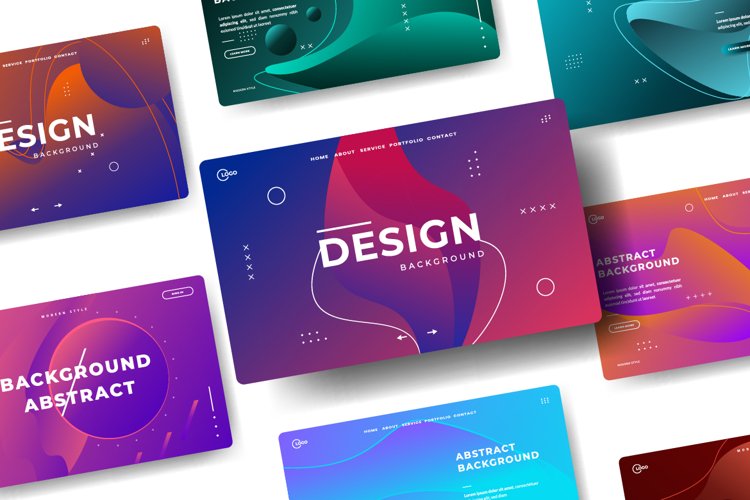 Abstract Background Dynamic texture example image 1