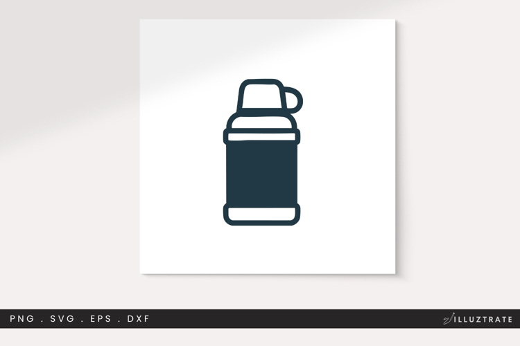 Thermos Flask SVG Cut File for Camping, Hiking and Outdoors