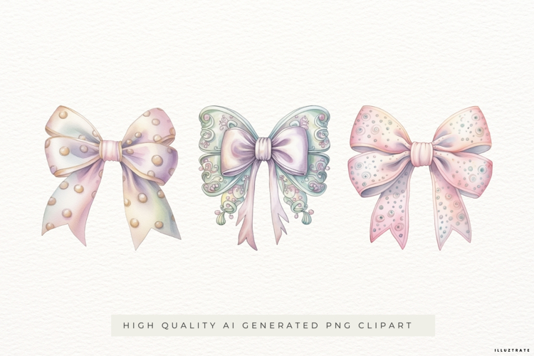 Decorative Bow Illustrations PNG Clipart