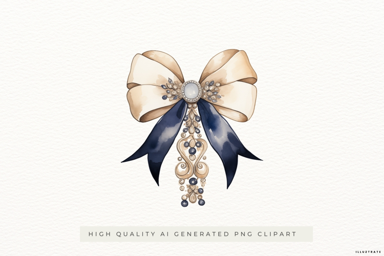 Parisian Bow PNG Clipart, Fashion Ribbon Illustration