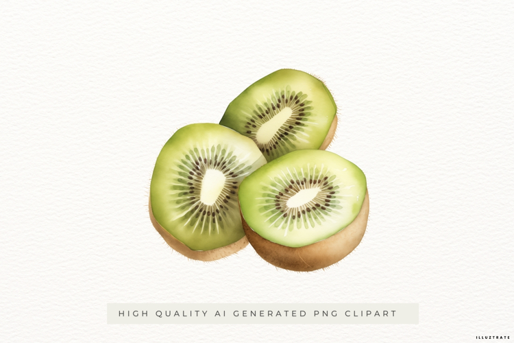 Watercolour Kiwi PNG Clipart