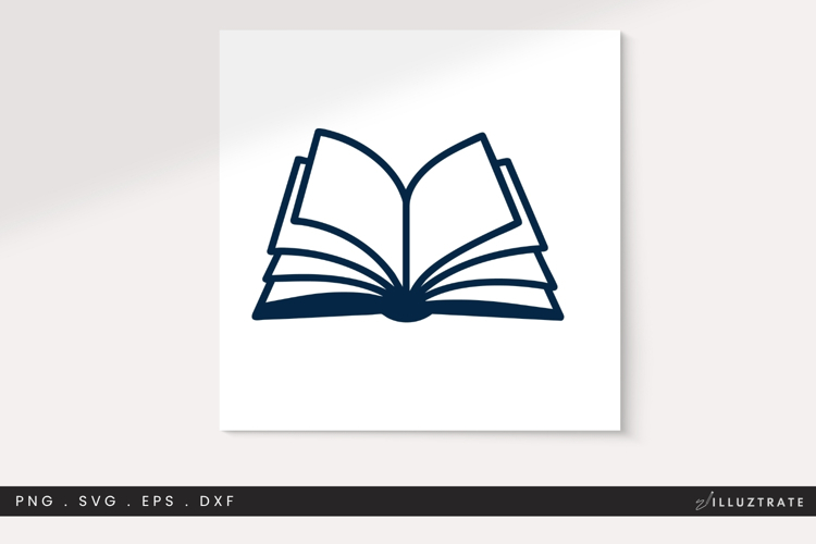 Open Book Svg