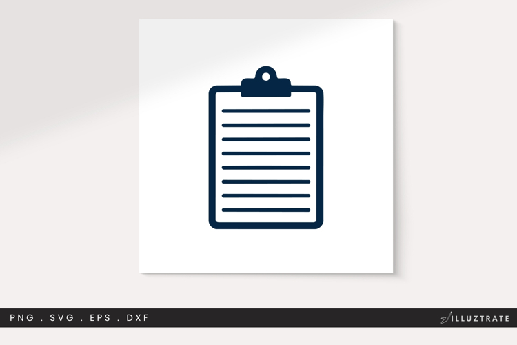 Clipboard SVG, Teacher Checklist Planner Clipart, School