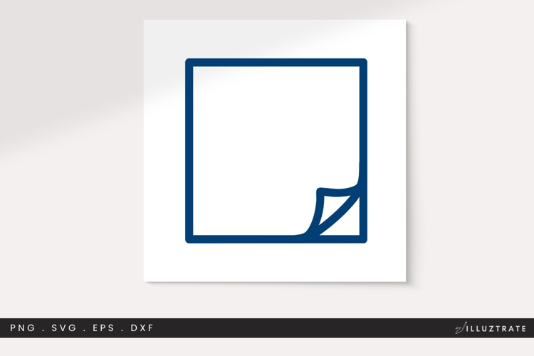 Sticky Note SVG Cut File