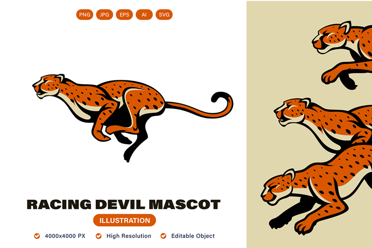 Running Sequence cheetah