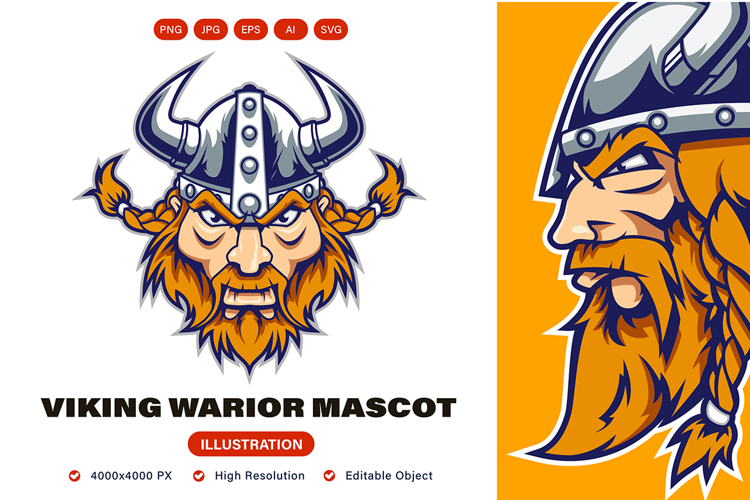 Viking Warrior Mascot