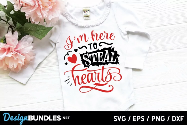 I'm here to steal hearts svg
