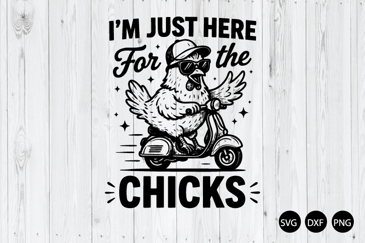 Chick with sunglasses svgs