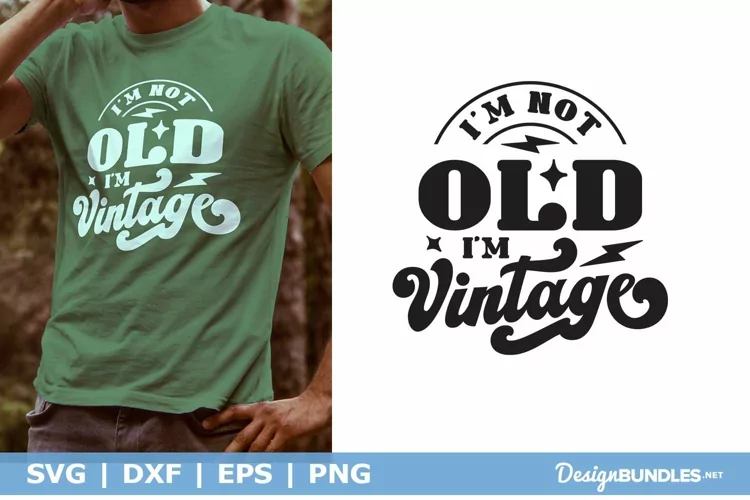 I'm Not Old I'm Vintage SVG | Funny Getting Older SVG
