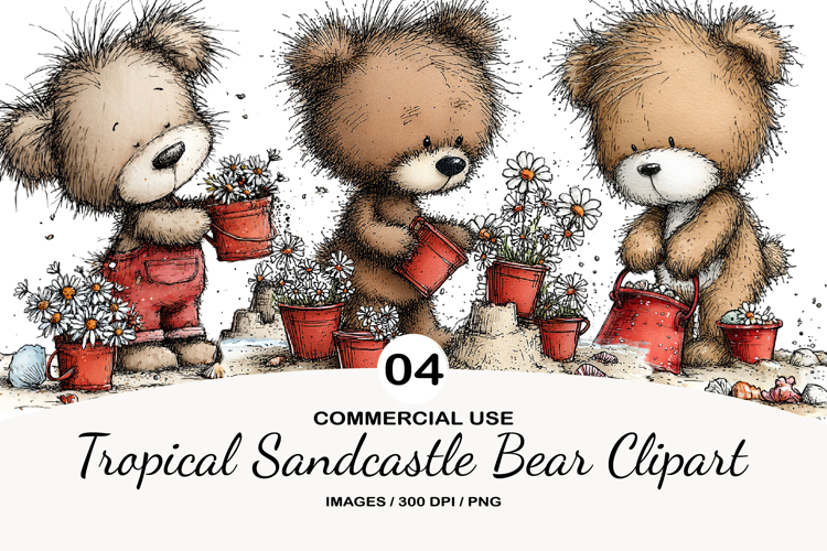 Cute Beach Clipart Image 8
