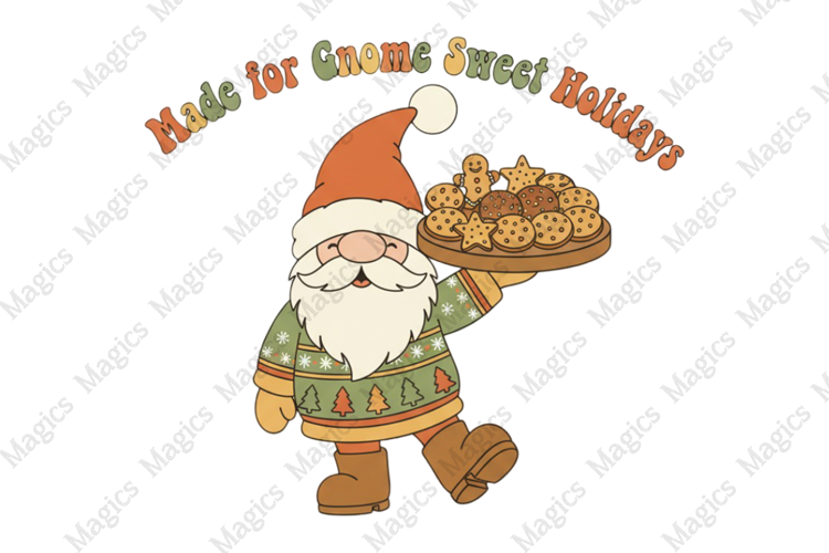 Made for Gnome Sweet Holidays Sublimation