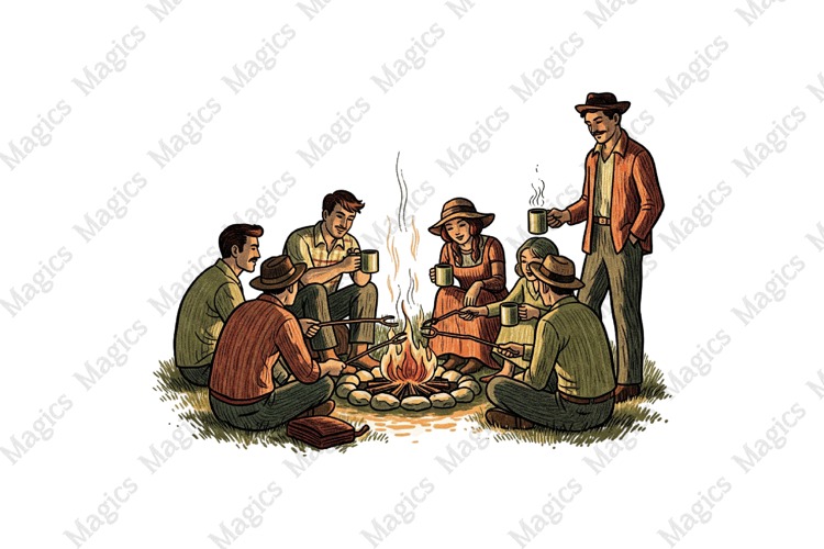 Camp Fire Png