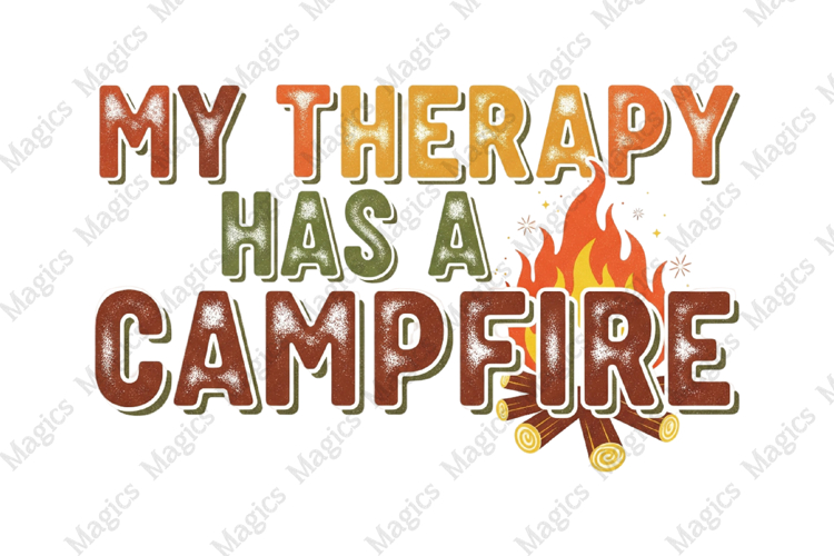 My Therapy Has a Campfire png example image 1