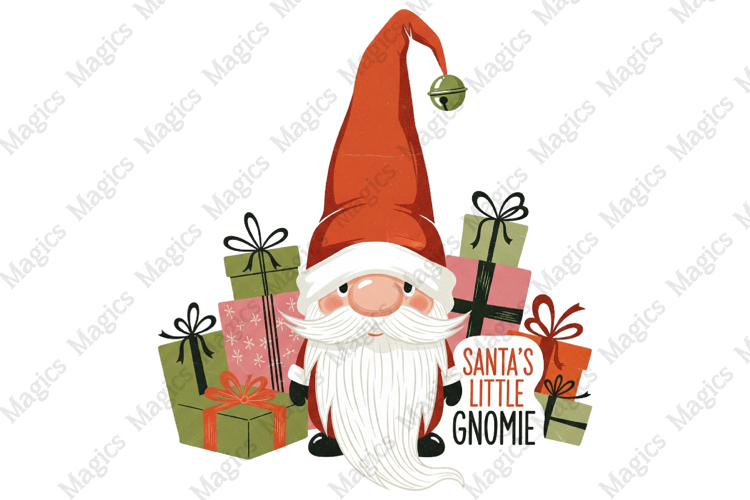 Santa’s Little Gnome PNG Sublimation