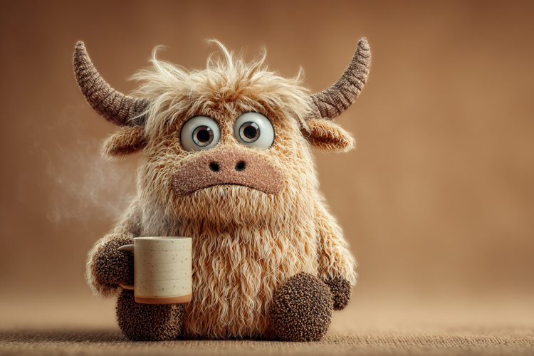Cute Highland Cow Tea Coffee Break Mug Wallpaper 01