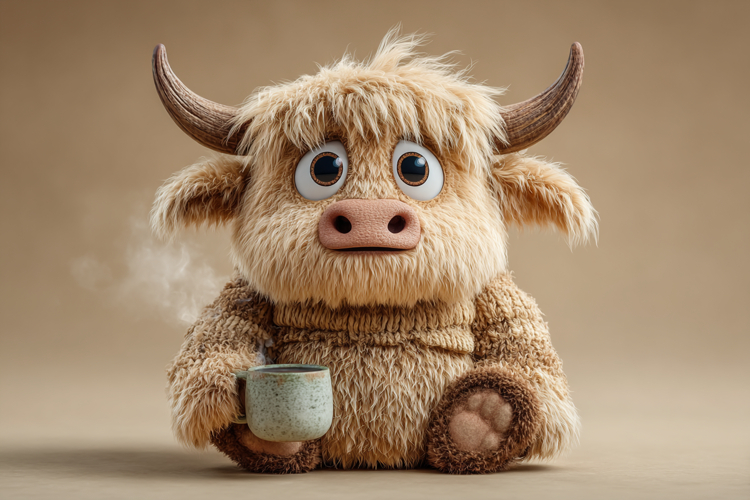 Cute Highland Cow Tea Coffee Break Mug Wallpaper 11