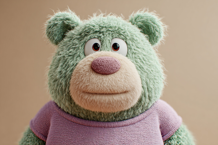 Cute Bear Toy Wallpaper 12