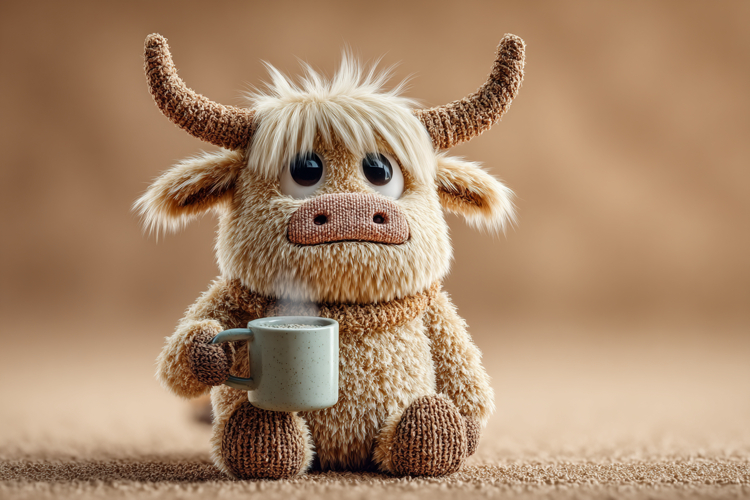 Cute Highland Cow Tea Coffee Break Mug Wallpaper 12