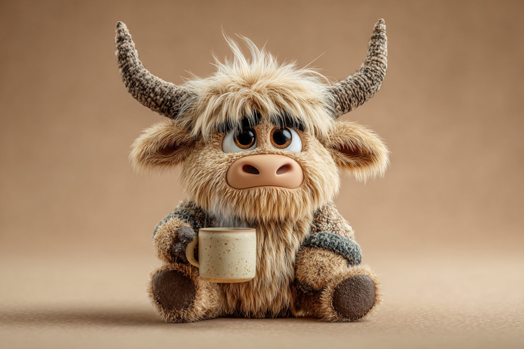 Cute Highland Cow Tea Coffee Break Mug Wallpaper 13