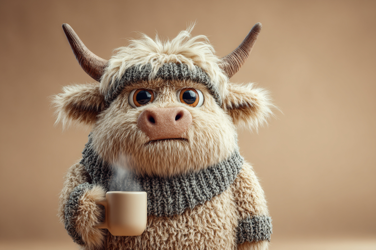 Cute Highland Cow Tea Coffee Break Mug Wallpaper 02