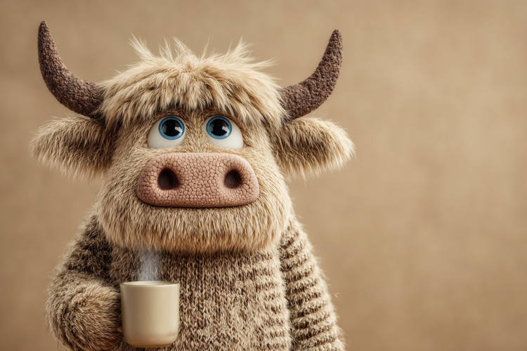 Cute Highland Cow Tea Coffee Break Mug Wallpaper 03