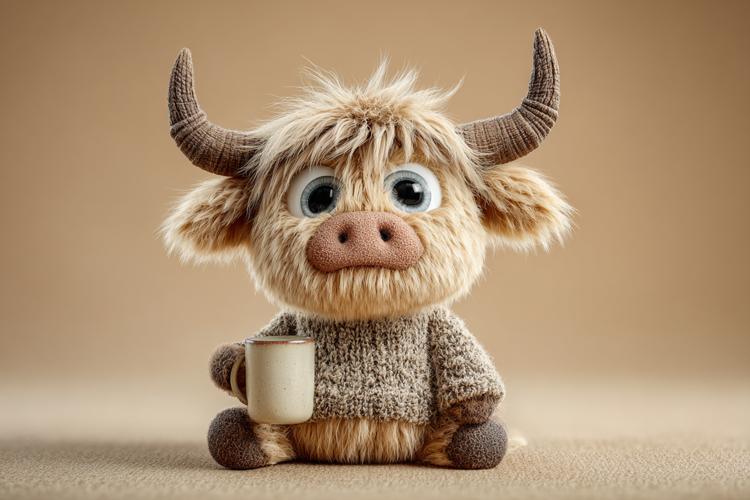 Cute Highland Cow Tea Coffee Break Mug Wallpaper 04