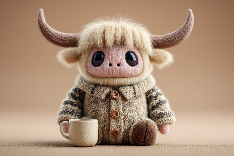 Cute Highland Cow Tea Coffee Break Mug Wallpaper 05