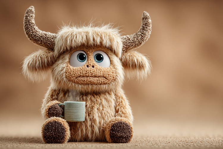 Cute Highland Cow Tea Coffee Break Mug Wallpaper 06