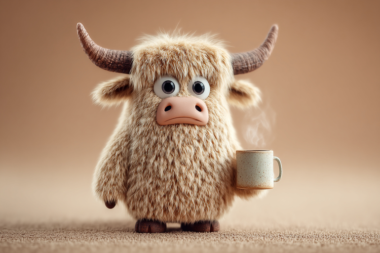 Cute Highland Cow Tea Coffee Break Mug Wallpaper 07
