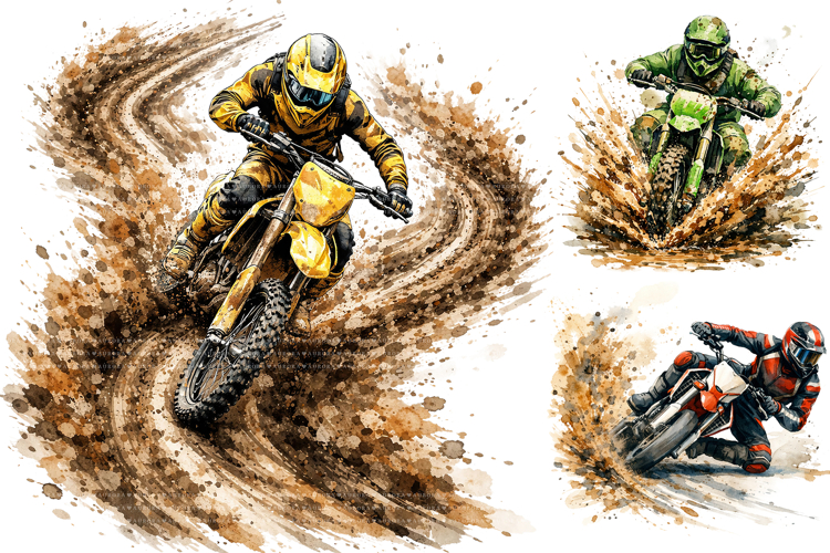 Dirt Bike PNG Bundle