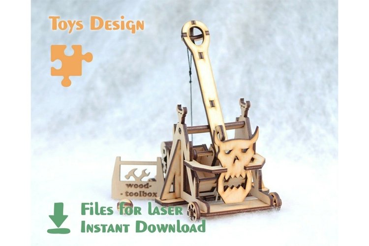 Orc Catapult Laser cut file