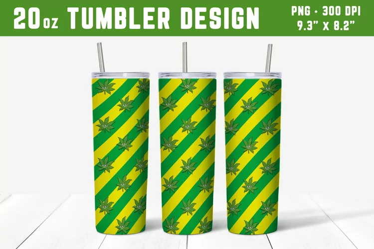 Cannabis Tumbler | 20oz Weed Tumbler | Marijuana Tumbler