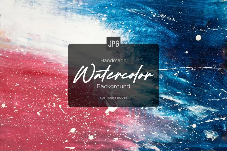 Hand Painted Watercolor Background