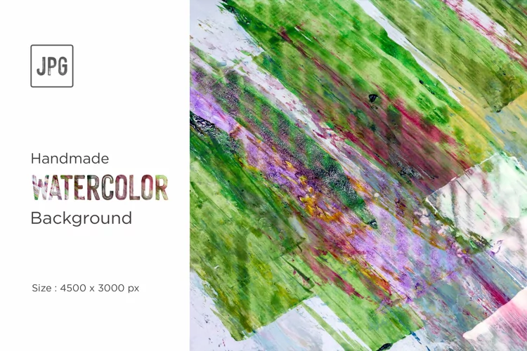Hand Painted Watercolor Background