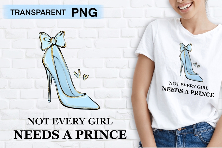 Princess girl. Girls Power PNG clipart. Feminism print