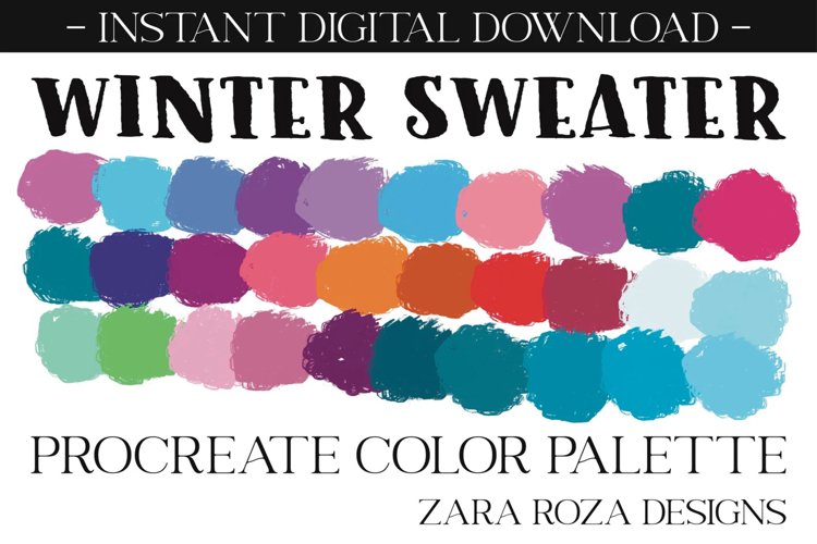 Winter Sweater - Procreate Color Palette
