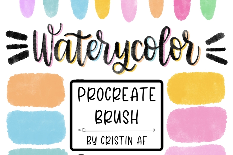Procreate Watercolor Brushes Image 12