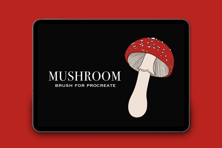 Procreate Stamp Brush - Fly Agaric