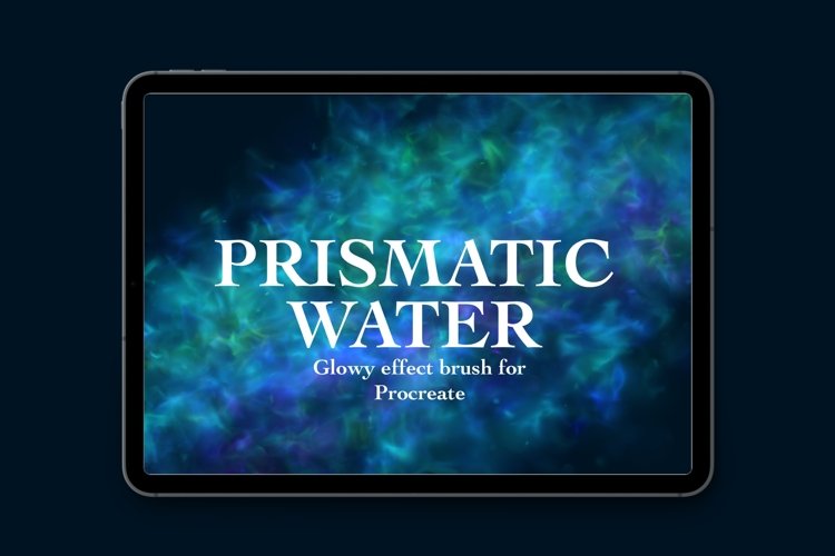 Procreate Prismatic Water Glowy Brush