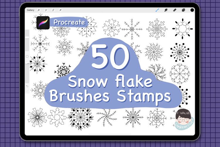 Snow Flake Clipart Image 2