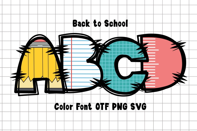 Back to School Breath OTF PNG SVG