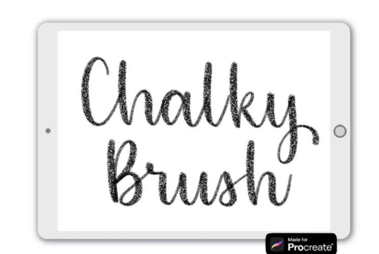 Chalky Procreate Brush