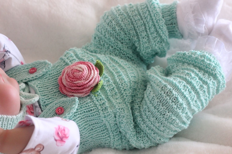 Baby Romper Knitting Pattern