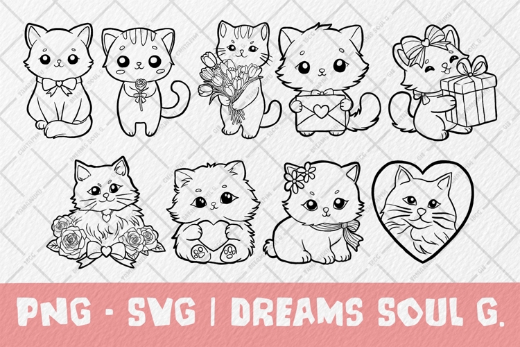 Cat Valentine V1 PNG SVG example image 1