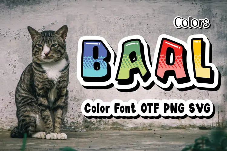 Baal Colors OTF PNG SVG