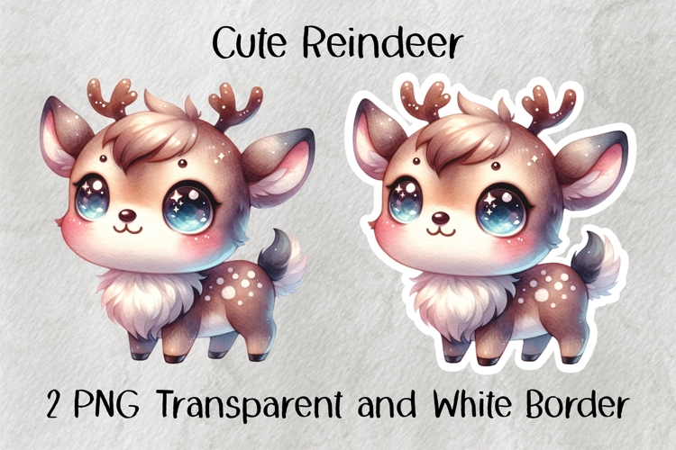 Cute Reindeer PNG