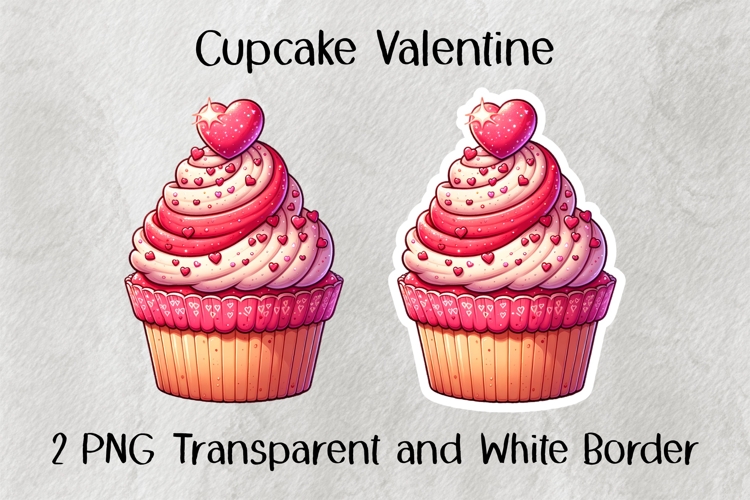 Cupcake Valentine PNG