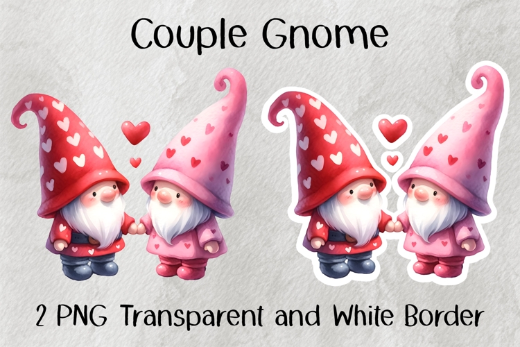 Couple Gnome PNG