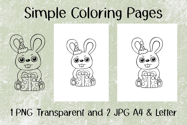 Rabbit Coloring Pages Image 18